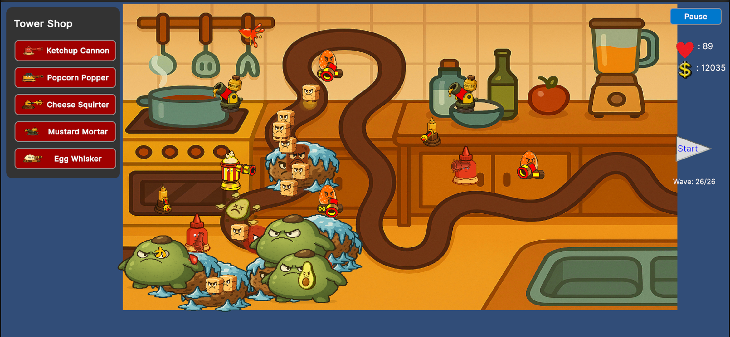 Food Fight Tower Defense Screenshot 3